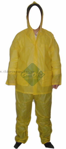 PVC rain suit